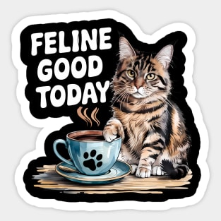 Purrrfect friends cats are family Sticker
